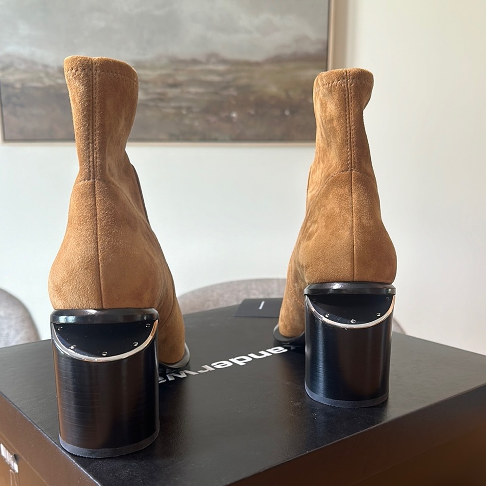 Alexander Wang Anna Stretch Suede Bootie - Picture 5 of 13